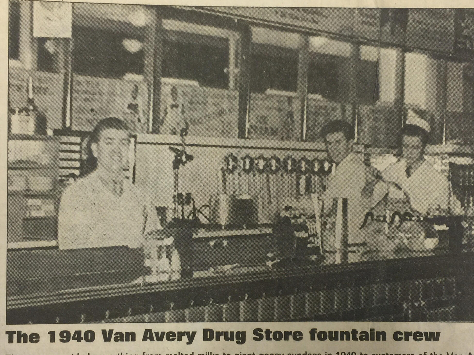 702 N Burdick Van Avery Drug Story - 1943