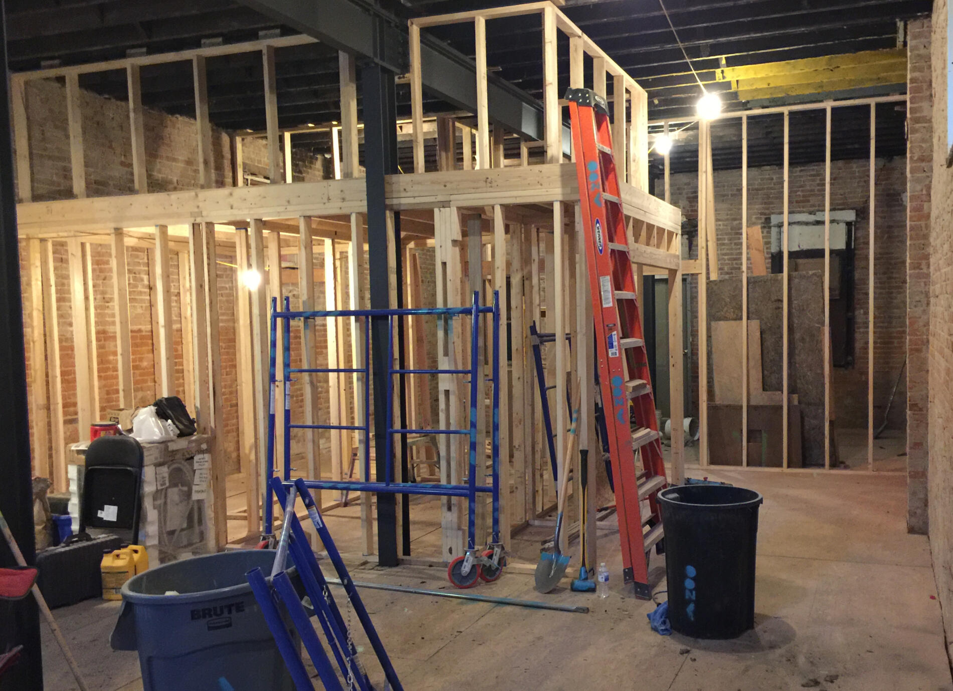 Downstairs at 714 framed!