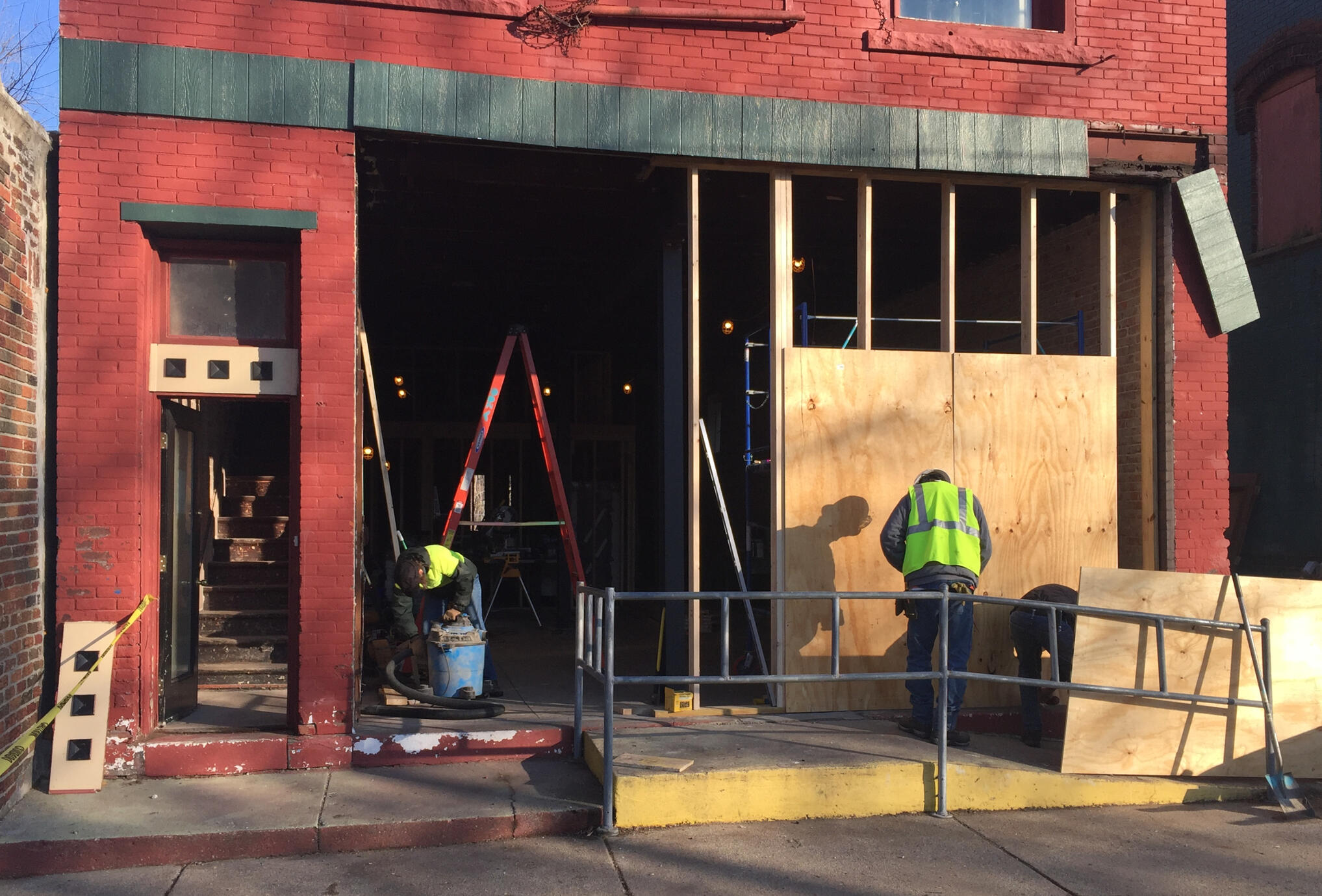 Reframing facade with Mom and Dad