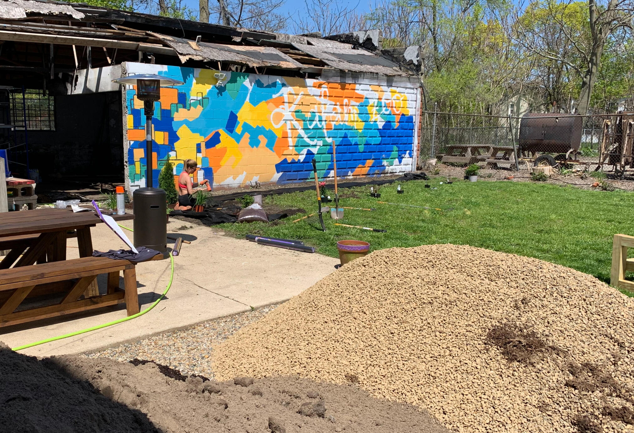 The start of our backyard obsession